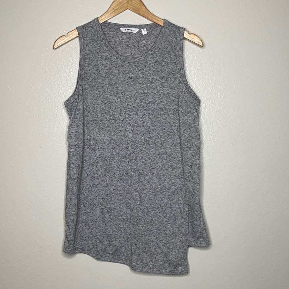 Athleta Sleeveless‎ Tank sz Medium Gray